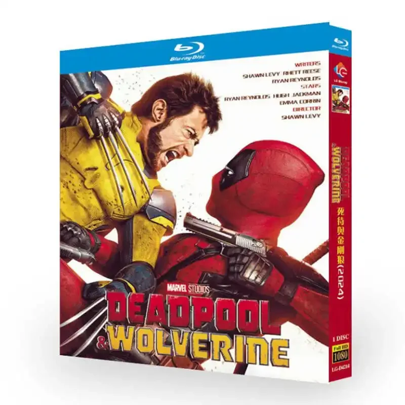 Home Cinema Dvd - Deadpool ve Wolverine (2024) Blu-ray Disk