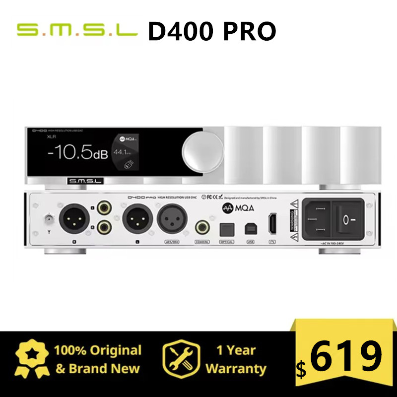 Surround Sound Decoder - SMSL D400 PRO USB DAC AK4499EX+AK4191EQ