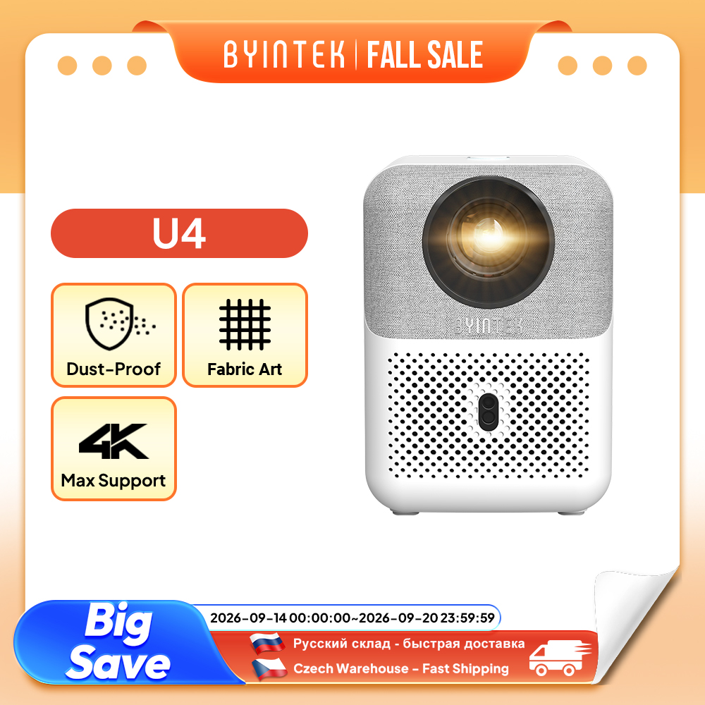 Home Cinema Mini - BYINTEK Full HD Mini Projektör U4