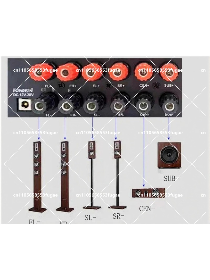 Surround Sound Decoder - 5.1 Kanal HDMI Ses Çözücü, USB,