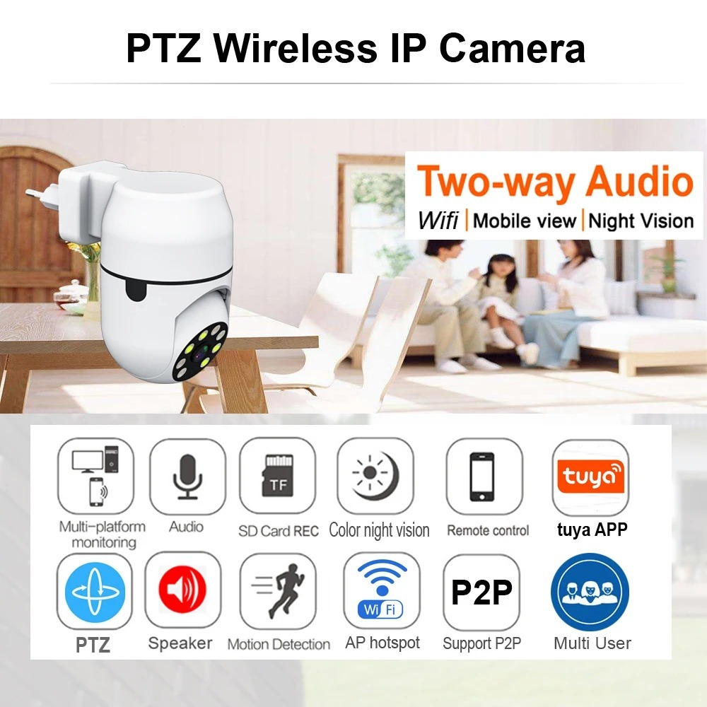 Tuya Kablosuz Kamera IP HD Tuy - Home Cinema Panasonic incelemesi ve fiyatı
