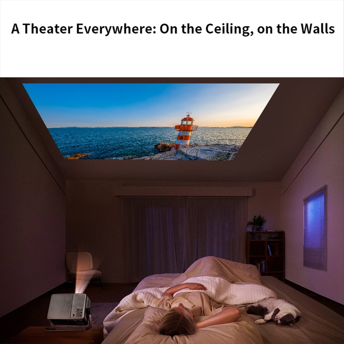 B21B A32 Pro Projektör Android - Home Cinema Mini incelemesi ve fiyatı