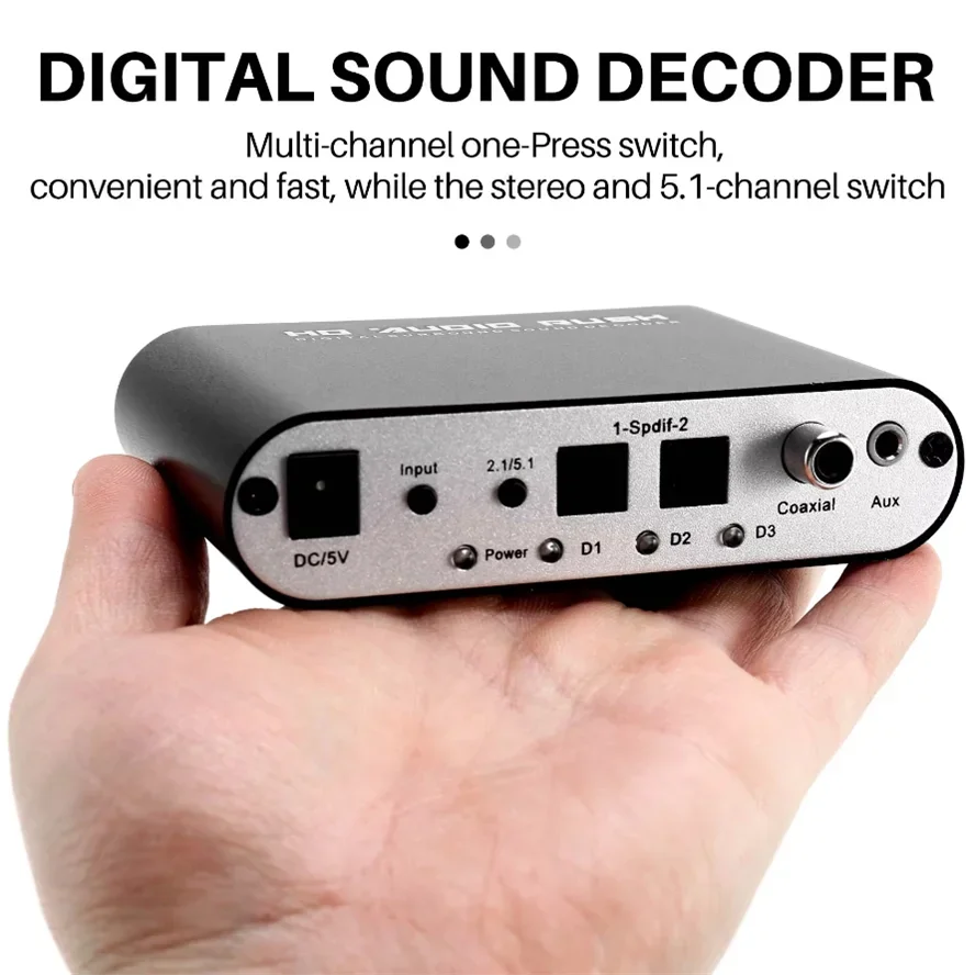 Dijitalden Analoga 5.1 Ses Dek - Surround Sound Decoder incelemesi ve fiyatı