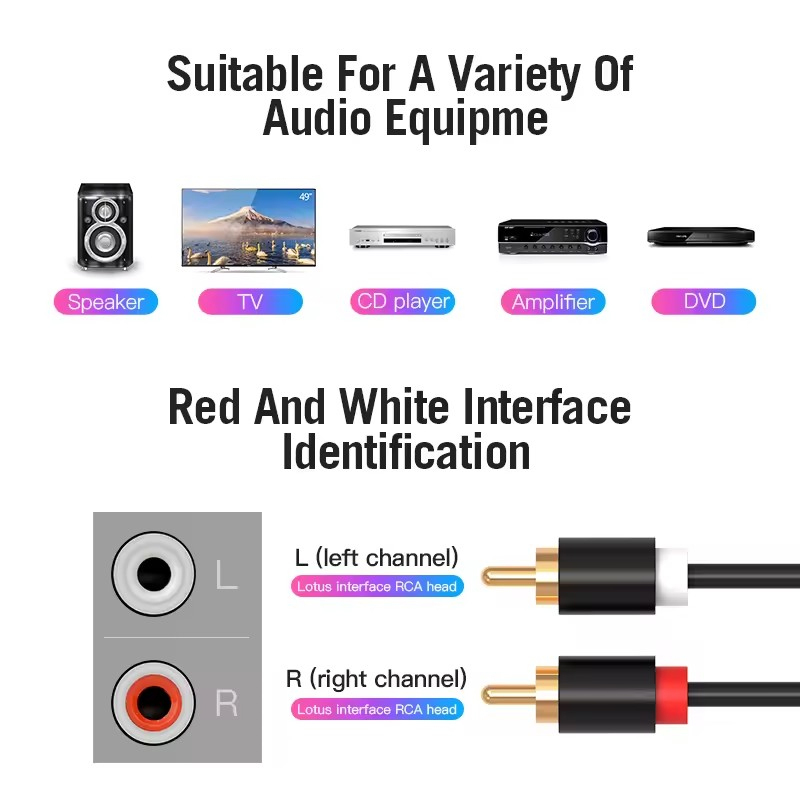 Çift RCA Kablosu HIFI Stereo 2 - Home Cinema Dvd incelemesi ve fiyatı