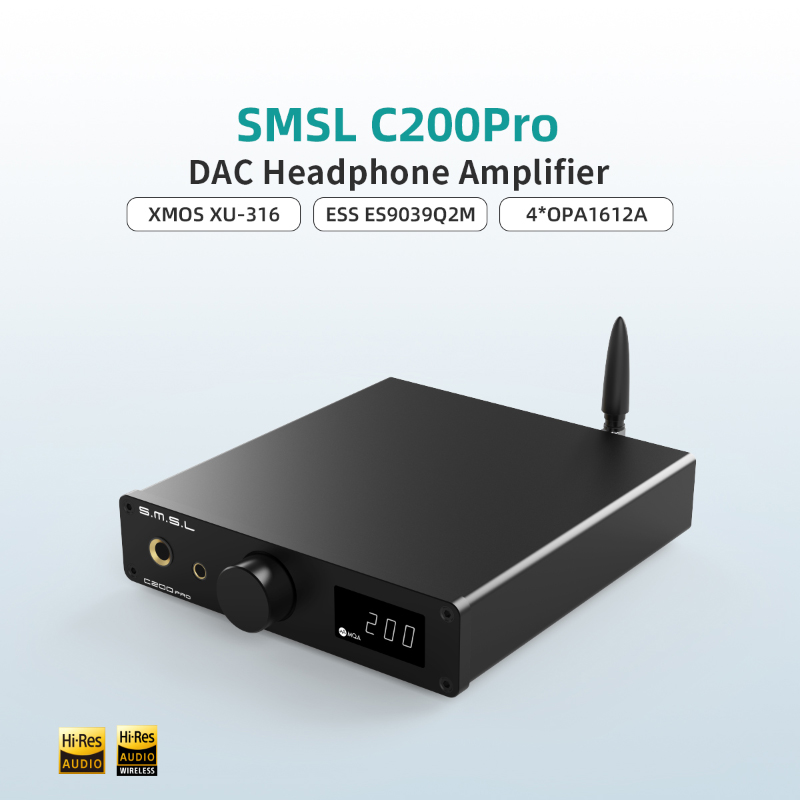 SMSL C200 PRO MQA LDAC DSD512  - Surround Sound Decoder incelemesi ve fiyatı