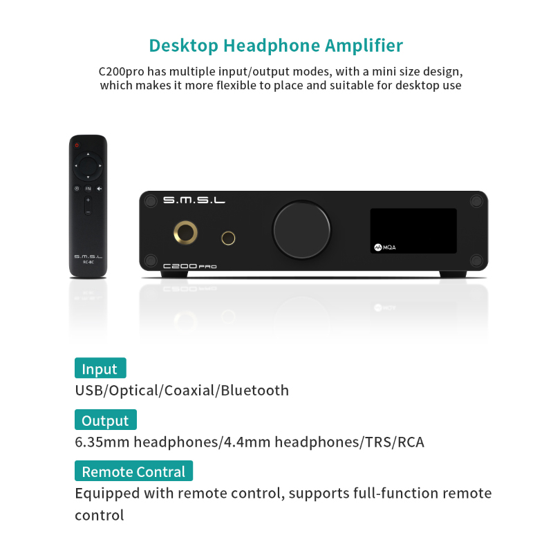 SMSL C200 PRO MQA LDAC DSD512  - Surround Sound Decoder incelemesi ve fiyatı