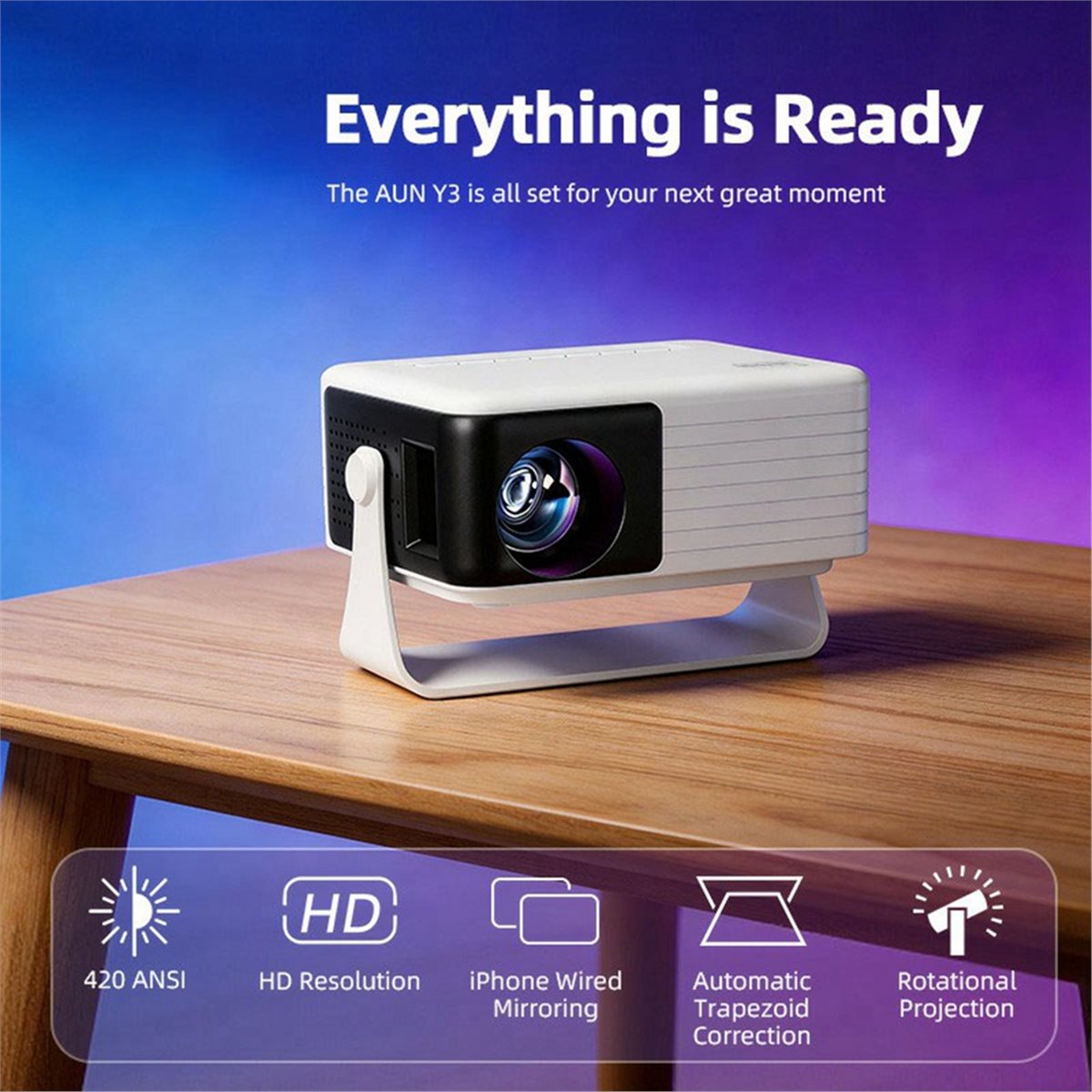 L70A Y3 Mini Projektör Taşınab - Home Cinema Mini incelemesi ve fiyatı