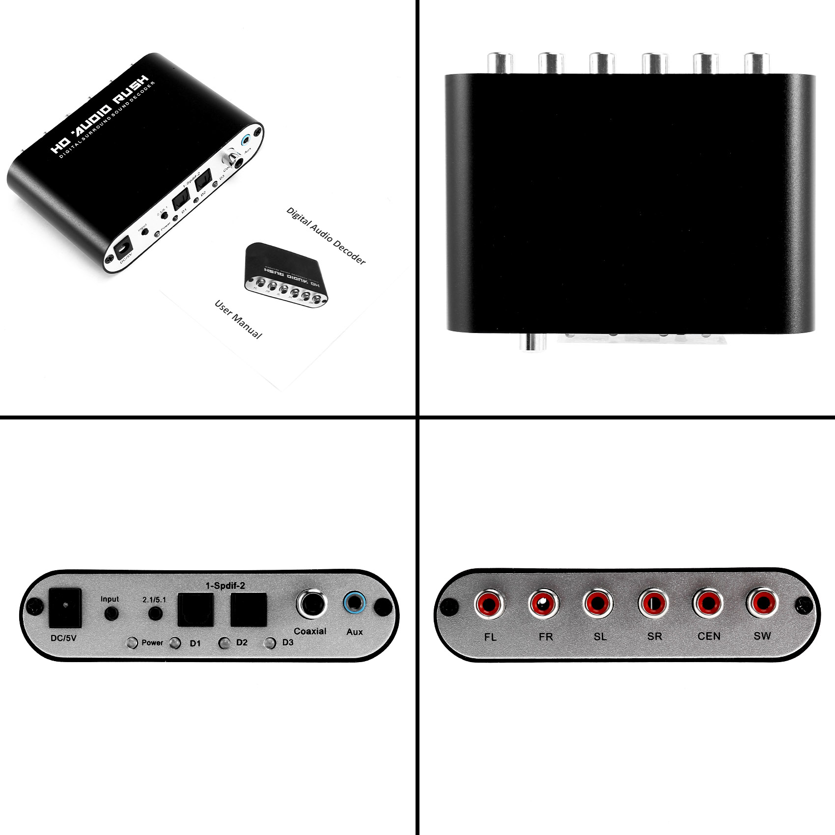 B68C 5.1 Kanal DTS DOLBY Ac-3  - Surround Sound Decoder incelemesi ve fiyatı
