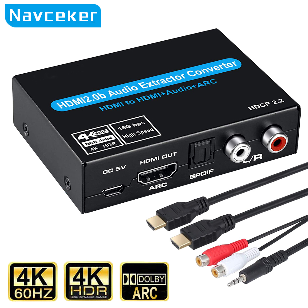 Navceker HDMI Ses Çıkarıcı 4K  - Surround Sound Decoder incelemesi ve fiyatı