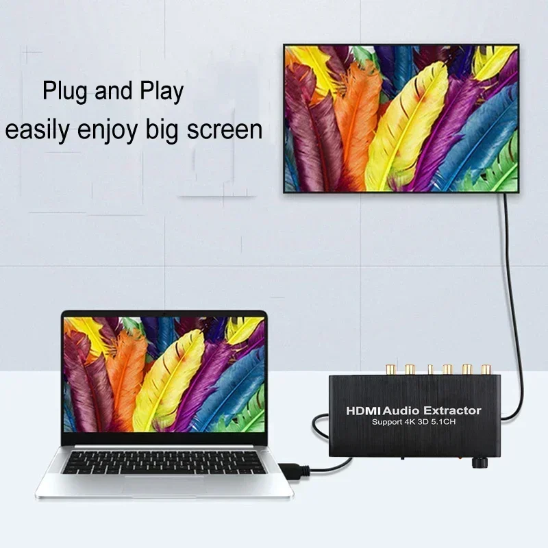 4K 3D 5.1 kanal 5.1CH Audio Ex - Surround Sound Decoder incelemesi ve fiyatı