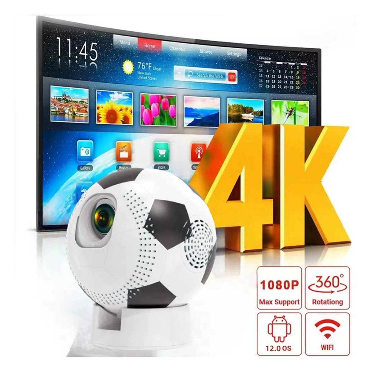 A73T Q8 Taşınabilir Mini Proje - Home Cinema Mini incelemesi ve fiyatı