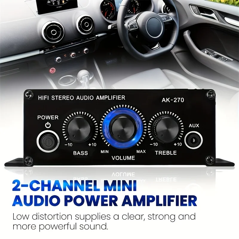 AK-270 400W Mini Güç Amplifika - Home Cinema Mini incelemesi ve fiyatı