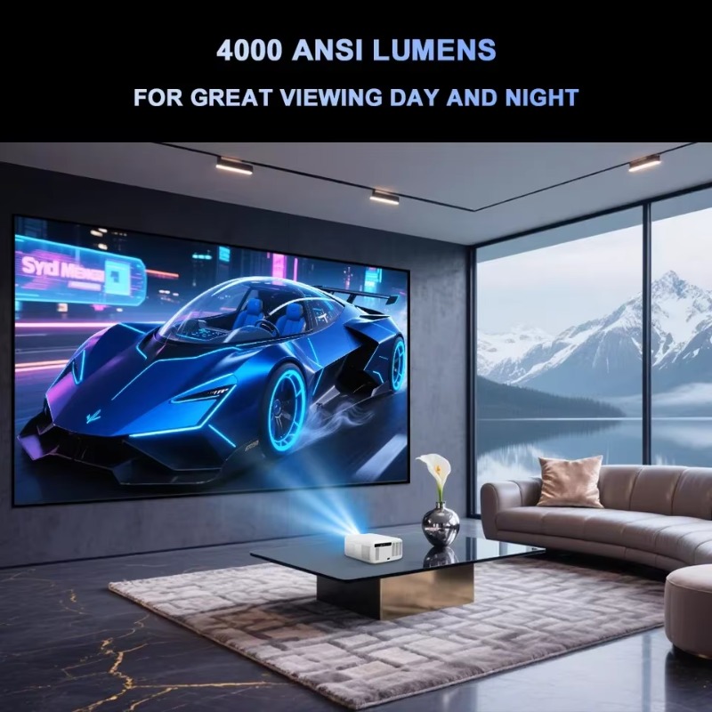 D10S Projektör 4K V660 Çip 3+1 - Home Cinema Mini incelemesi ve fiyatı